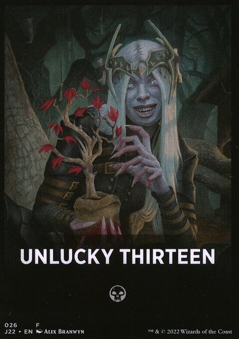 Unlucky Thirteen Theme Card [Jumpstart 2022 Front Cards]