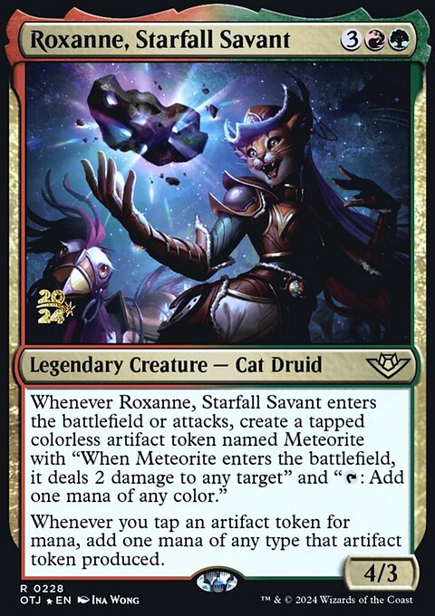 Roxanne, Starfall Savant [Outlaws of Thunder Junction Prerelease Promos]