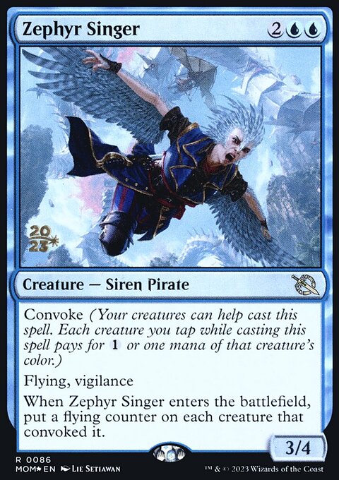 Zephyr Singer [March of the Machine Prerelease Promos]