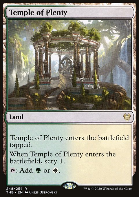 Temple of Plenty (Promo Pack) [Theros Beyond Death Promos]