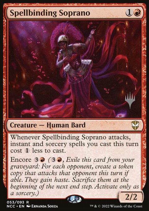 Spellbinding Soprano (Promo Pack) [Streets of New Capenna Commander Promos]