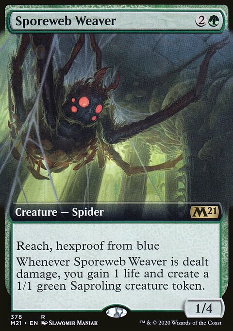 Sporeweb Weaver (Extended Art) [Core Set 2021]