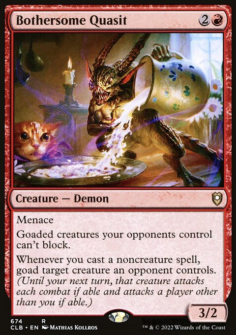 Bothersome Quasit [Commander Legends: Battle for Baldur's Gate]
