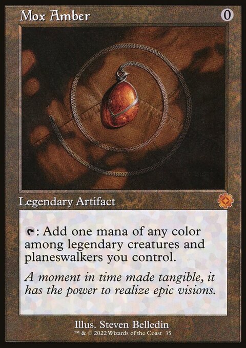 Mox Amber (Retro) [The Brothers' War Retro Artifacts]
