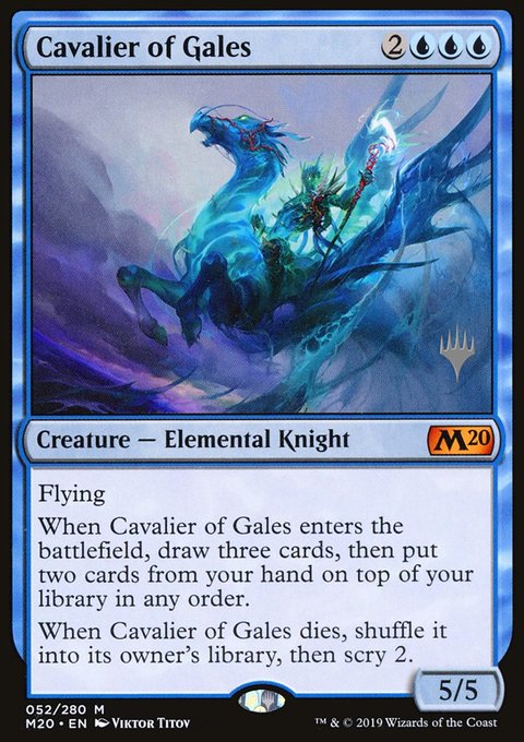 Cavalier of Gales [Core Set 2020 Prerelease Promos]