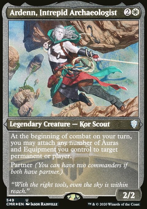 Ardenn, Intrepid Archaeologist (Etched) [Commander Legends]