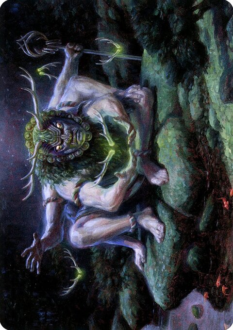 Myojin of Towering Might Art Card [Kamigawa: Neon Dynasty Art Series]