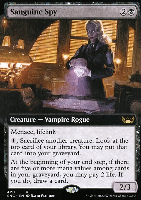 Sanguine Spy (Extended Art) [Streets of New Capenna]