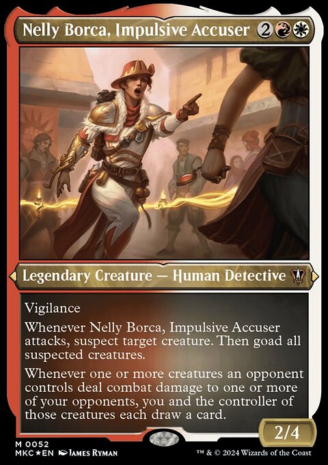 Nelly Borca, Impulsive Accuser (Display Commander) [Murders at Karlov Manor Commander]