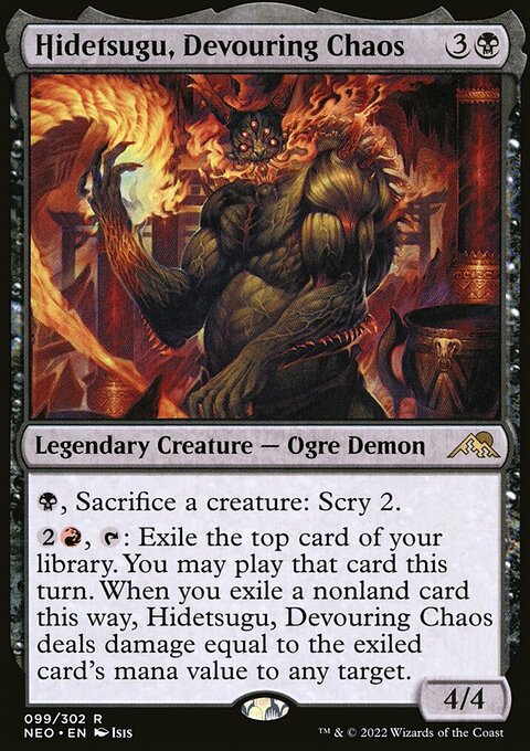 Hidetsugu, Devouring Chaos [Kamigawa: Neon Dynasty]