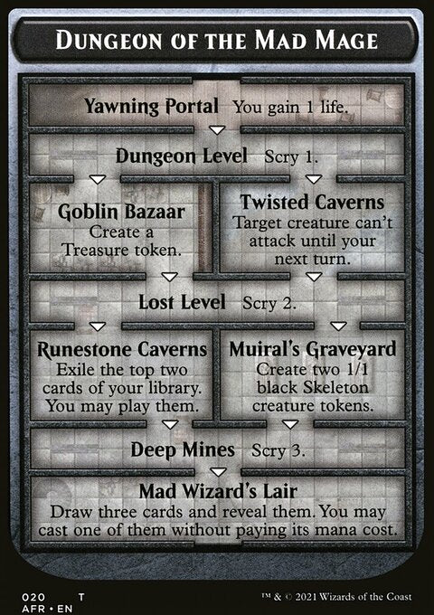 Dungeon of the Mad Mage // Goblin Double-Sided Token [Dungeons & Dragons: Adventures in the Forgotten Realms Tokens]