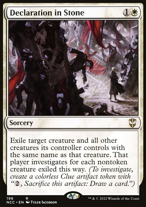 Declaration in Stone [Streets of New Capenna Commander]