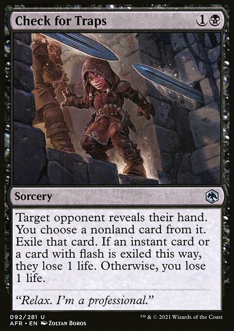 Check for Traps [Dungeons & Dragons: Adventures in the Forgotten Realms]