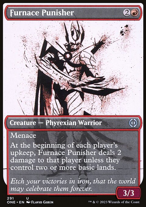 Furnace Punisher (Showcase Ichor) [Phyrexia: All Will Be One]