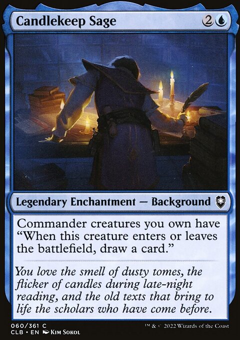 Candlekeep Sage [Commander Legends: Battle for Baldur's Gate]
