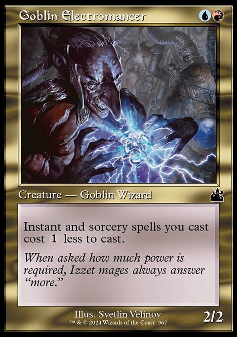 Goblin Electromancer (Retro Frame) [Ravnica Remastered]