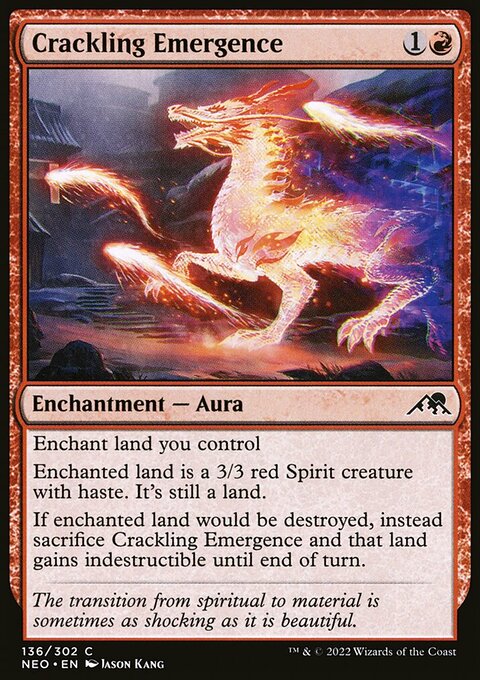 Crackling Emergence [Kamigawa: Neon Dynasty]