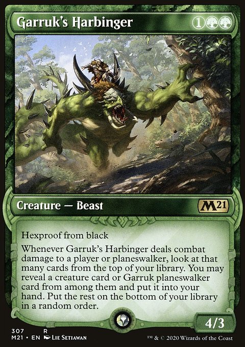 Garruk's Harbinger (Showcase) [Core Set 2021]