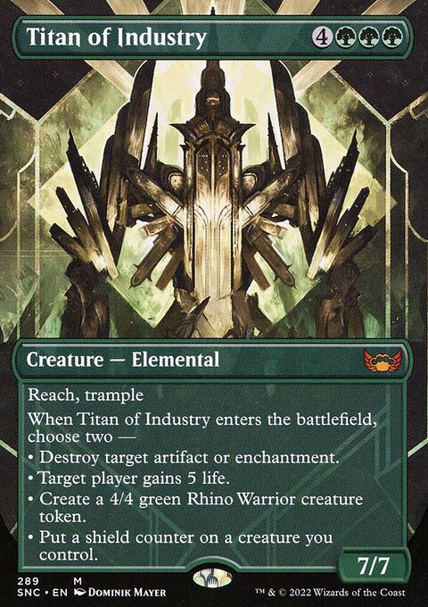 Titan of Industry (Borderless Alternate Art) [Streets of New Capenna]