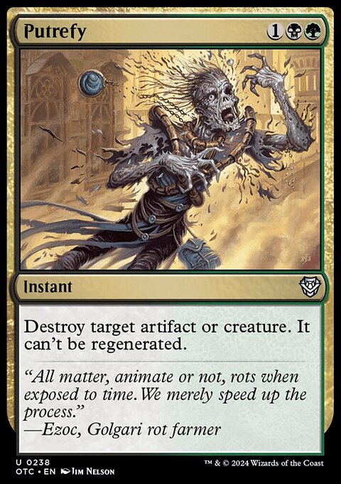 Putrefy [Outlaws of Thunder Junction Commander]