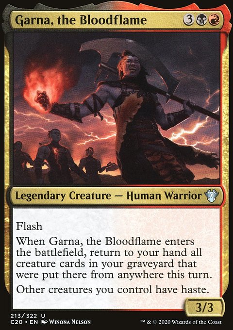 Garna, the Bloodflame [Commander 2020]