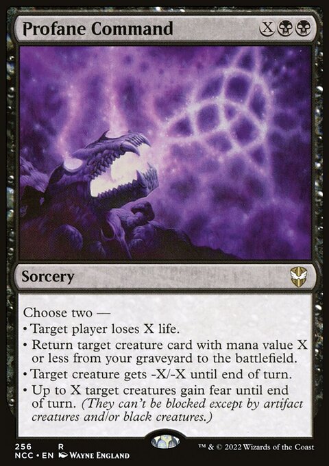 Profane Command [Streets of New Capenna Commander]