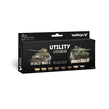 Vallejo - Model Colour - Utility Paint Set Wwii & Wwiii WWII 6 Colour Set