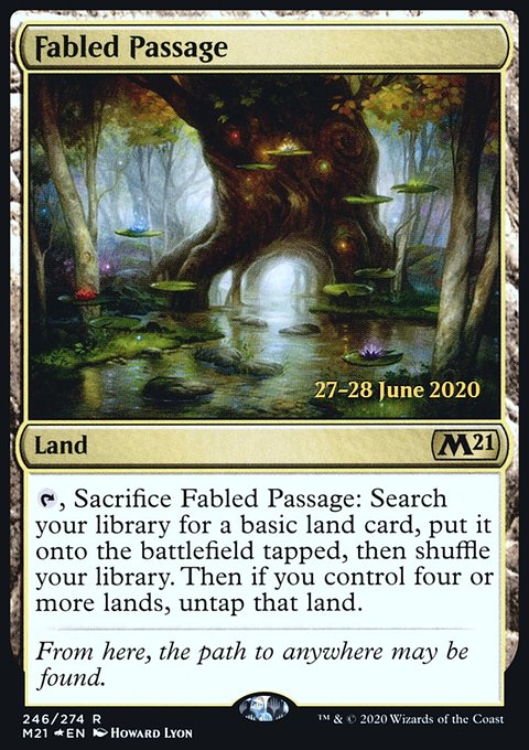 Fabled Passage [Core Set 2021 Prerelease Promos]