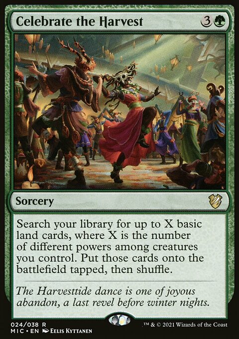 Celebrate the Harvest [Innistrad: Midnight Hunt Commander]