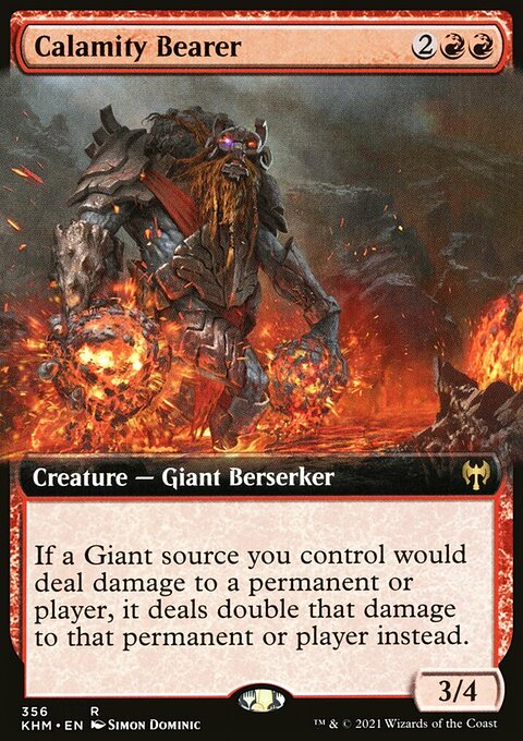 Calamity Bearer (Extended Art) [Kaldheim]