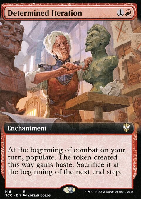 Determined Iteration (Extended Art) [Streets of New Capenna Commander]