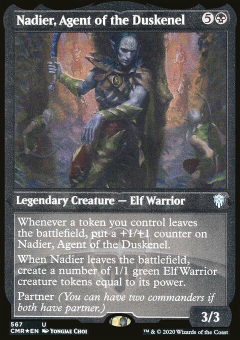 Nadier, Agent of the Duskenel (Etched) [Commander Legends]
