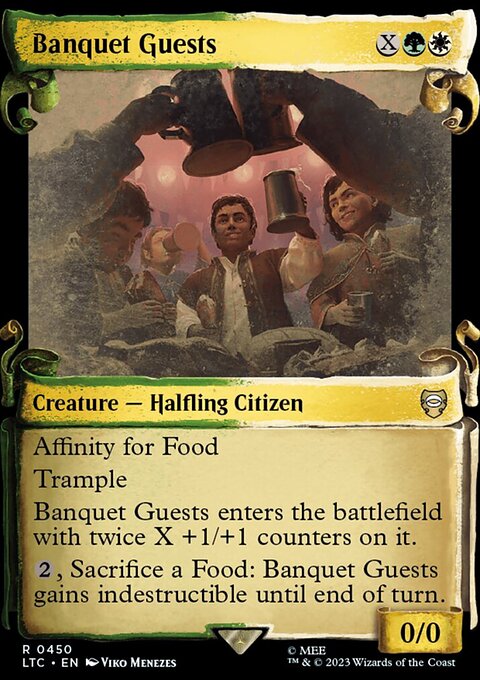 Banquet Guests [The Lord of the Rings: Tales of Middle-Earth Commander Showcase Scrolls]