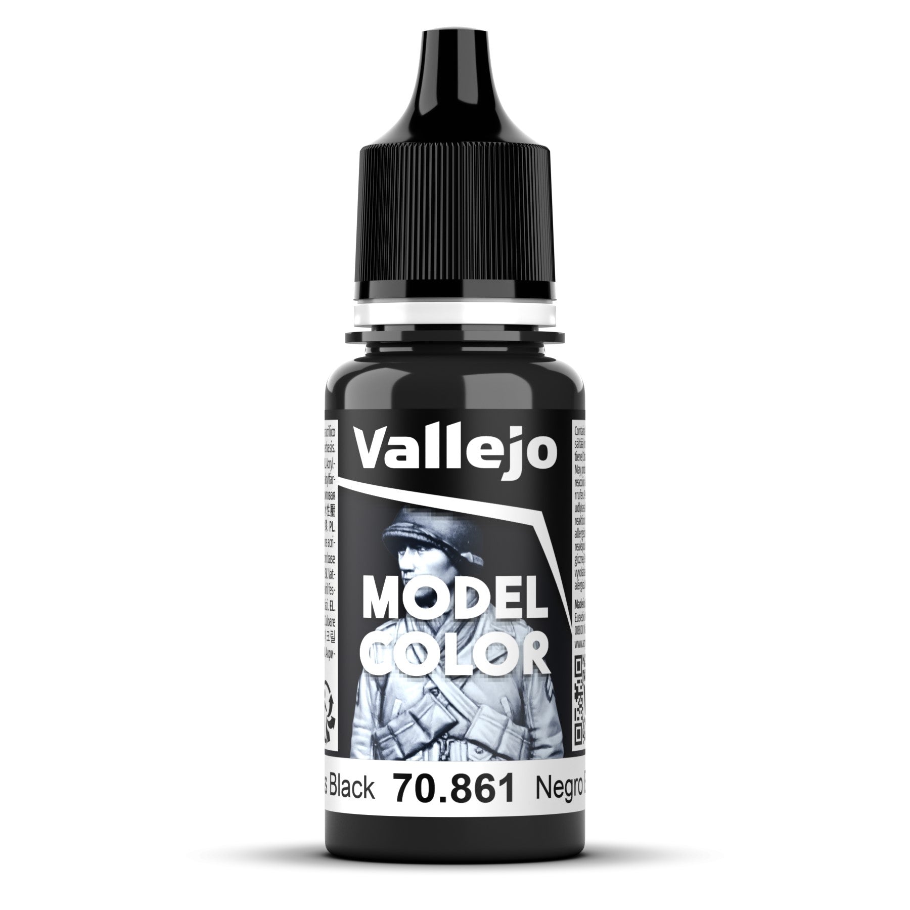 Vallejo - Model Colour - Gloss Black 18ml