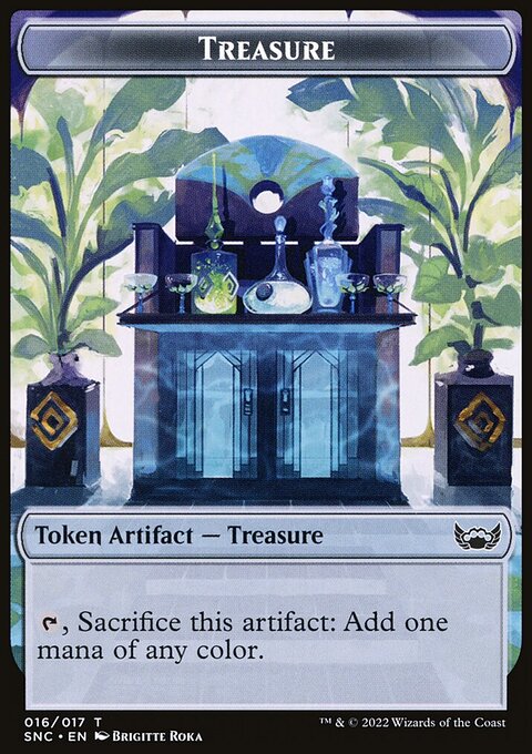 Treasure Token (016) [Streets of New Capenna Tokens]
