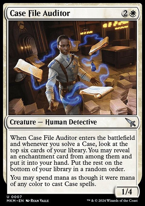 Case File Auditor (Blue) [Murders at Karlov Manor]