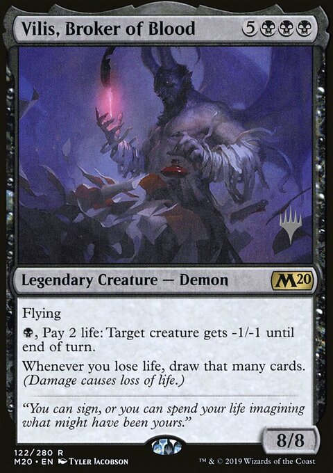 Vilis, Broker of Blood (Promo Pack) [Core Set 2020 Promos]