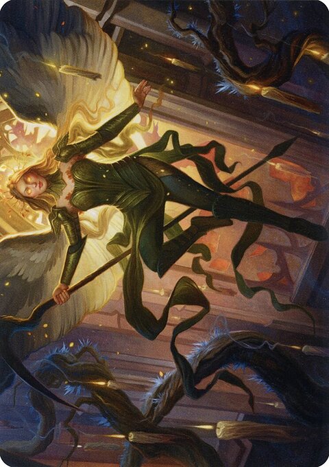 Sigarda, Champion of Light Art Card [Innistrad: Midnight Hunt Art Series]