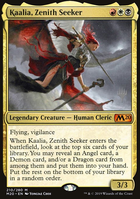 Kaalia, Zenith Seeker [Core Set 2020 Prerelease Promos]