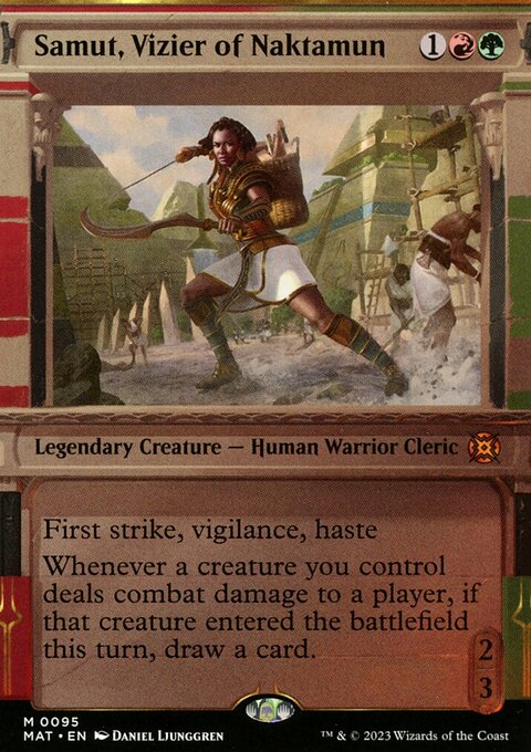 Samut, Vizier of Naktamun (Showcase) [March of the Machine: The Aftermath]
