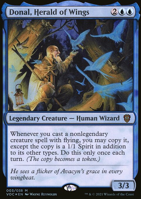 Donal, Herald of Wings [Innistrad: Crimson Vow Commander]