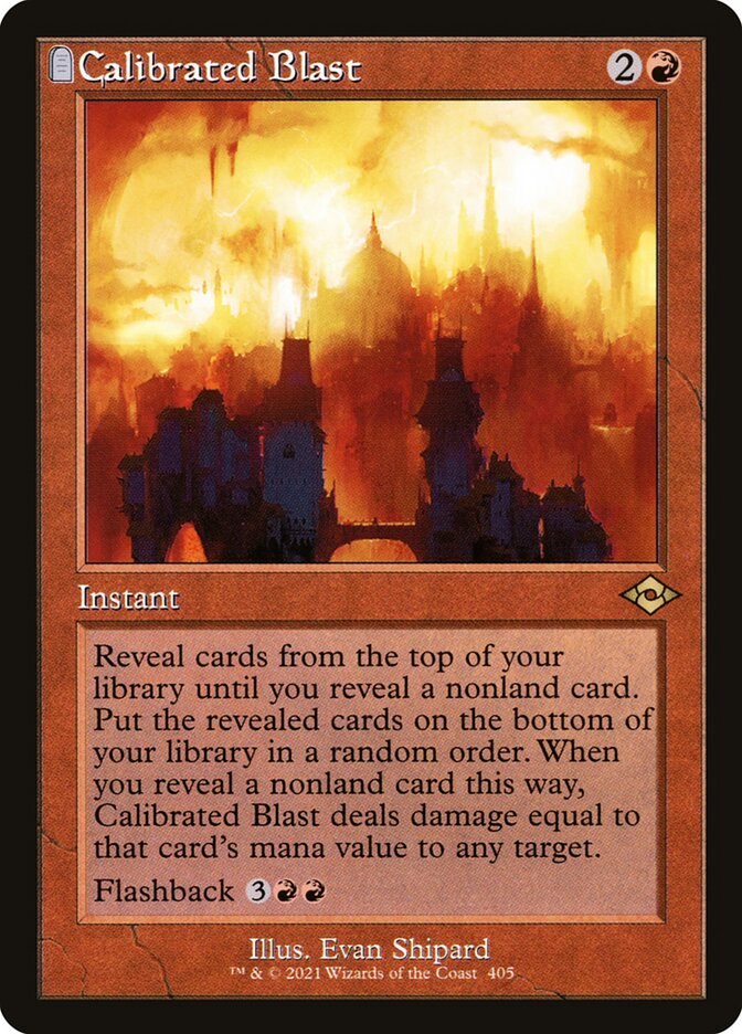 Calibrated Blast (Retro Foil Etched) [Modern Horizons 2]