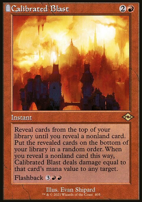 Calibrated Blast (Retro) [Modern Horizons 2]