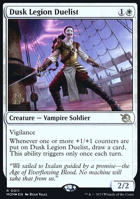 Dusk Legion Duelist [March of the Machine Prerelease Promos]