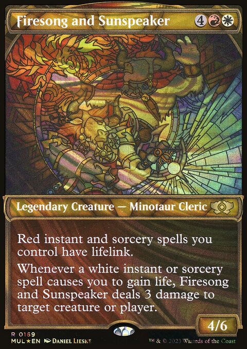 Firesong and Sunspeaker (Halo Foil) [Multiverse Legends]