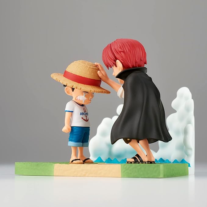 Monkey D. Luffy and Shanks - Log Stories - One Piece World Collectable Statue