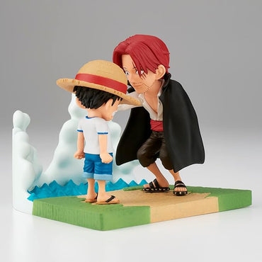 Monkey D. Luffy and Shanks - Log Stories - One Piece World Collectable Statue