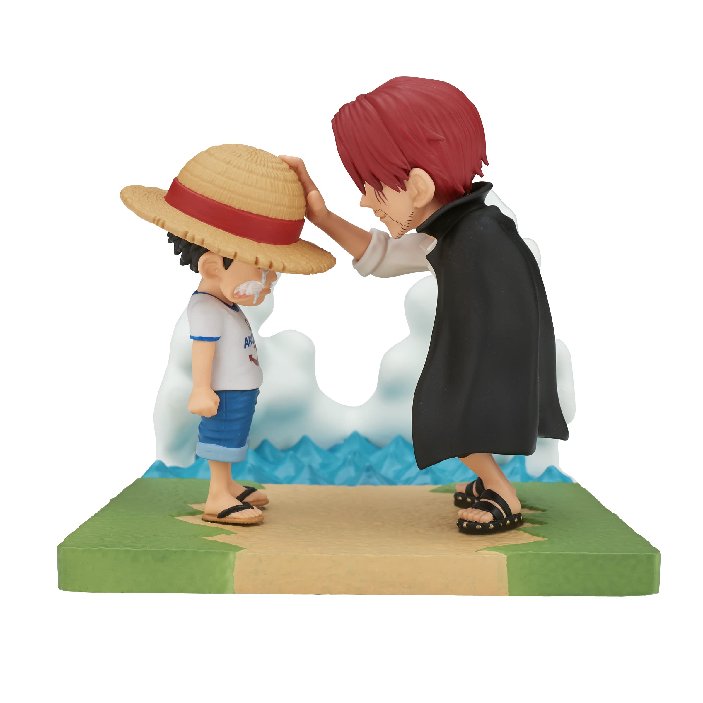 Monkey D. Luffy and Shanks - Log Stories - One Piece World Collectable Statue