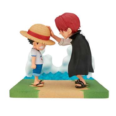 Monkey D. Luffy and Shanks - Log Stories - One Piece World Collectable Statue