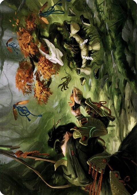 Commune with Spirits Art Card [Kamigawa: Neon Dynasty Art Series]